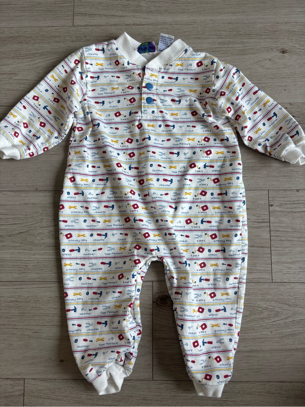 Tad Little Vintage Tool Romper 12 Months